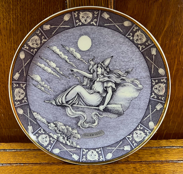 Pre-Order Victorian Blue Salem Witch Plate