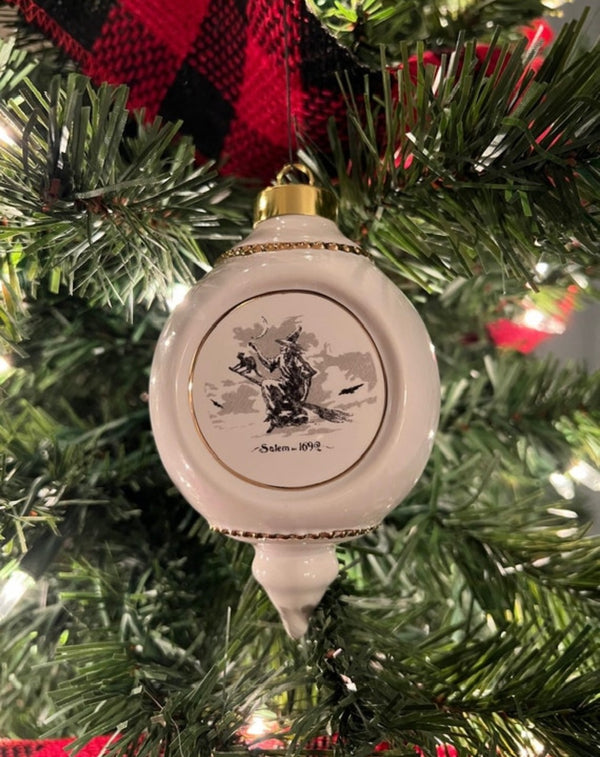 Victorian Style Salem Witch Ornament